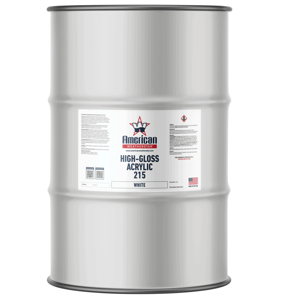 High-Gloss Acrylic 215 55 gallon drum