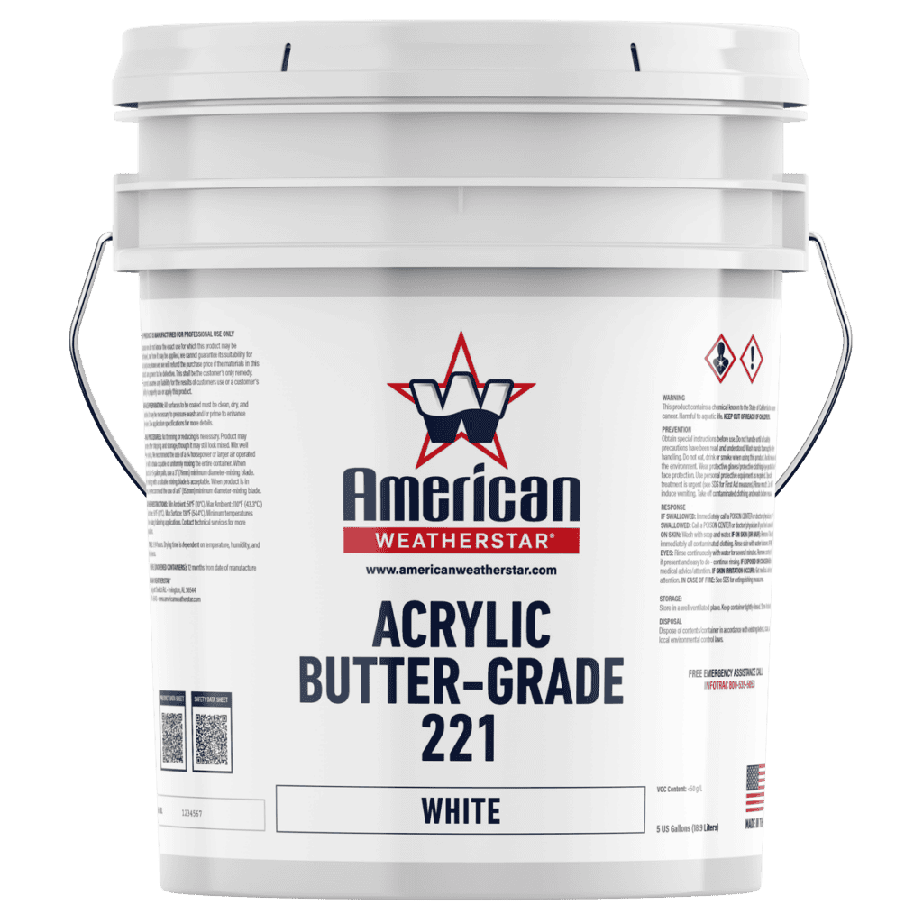 Acrylic Butter-Grade 221 5 gallon bucket