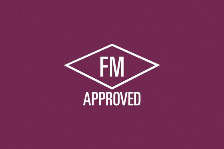 FM Approved logo representing certified roofing systems that meet stringent safety and performance standards.