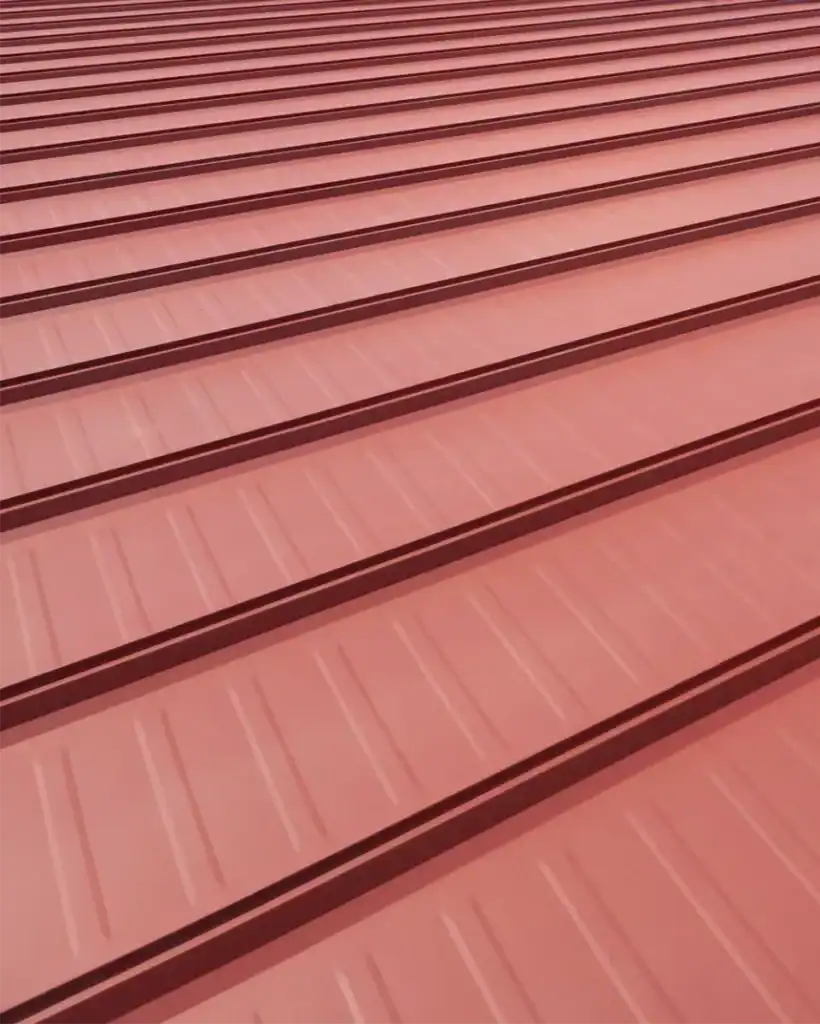 Rust primer on commercial metal roof