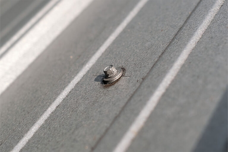 fastener on metal roof